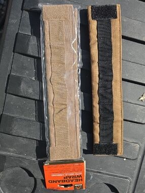 2 Walkers Headband Wrap with Hook & Loop Closure - Brown